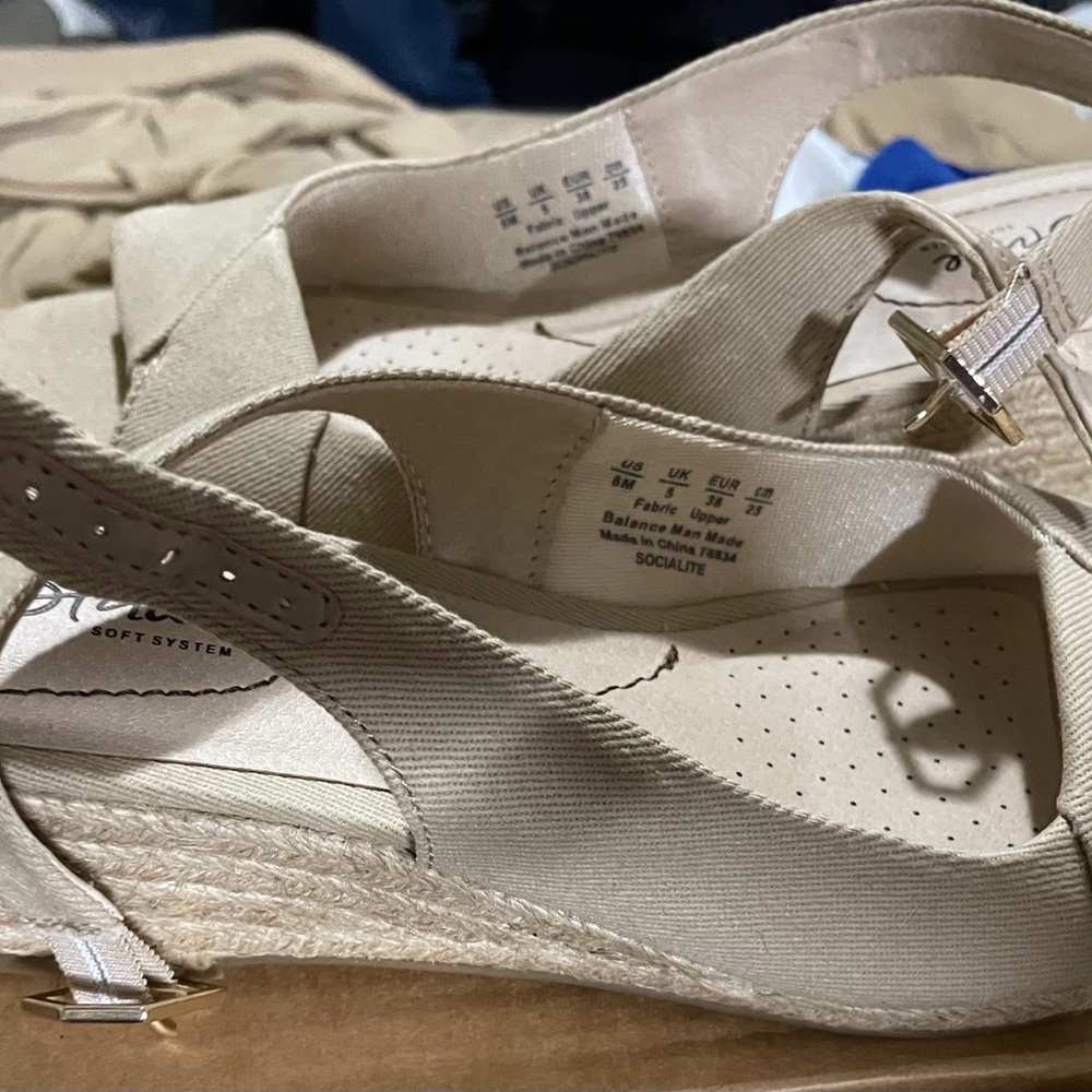 Socialite Women's Cream Espadrille Sandals